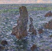 The Port Coton Pyramids, Claude Monet